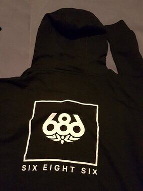 686 Perimeter Hoodie Black Size Large M4SPFLC102